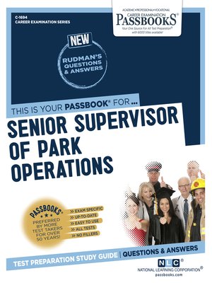 cover image of Senior Supervisor of Park Operations